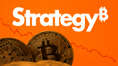 Bitcoin treasury company financial report showing significant losses