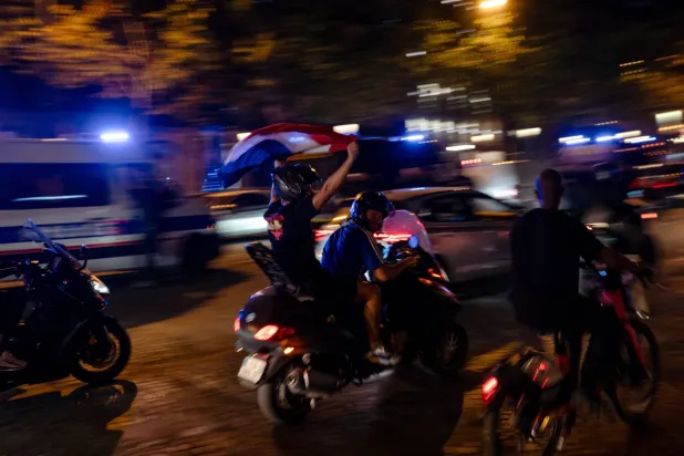 Moroccan fans riot in London following World Cup loss to France