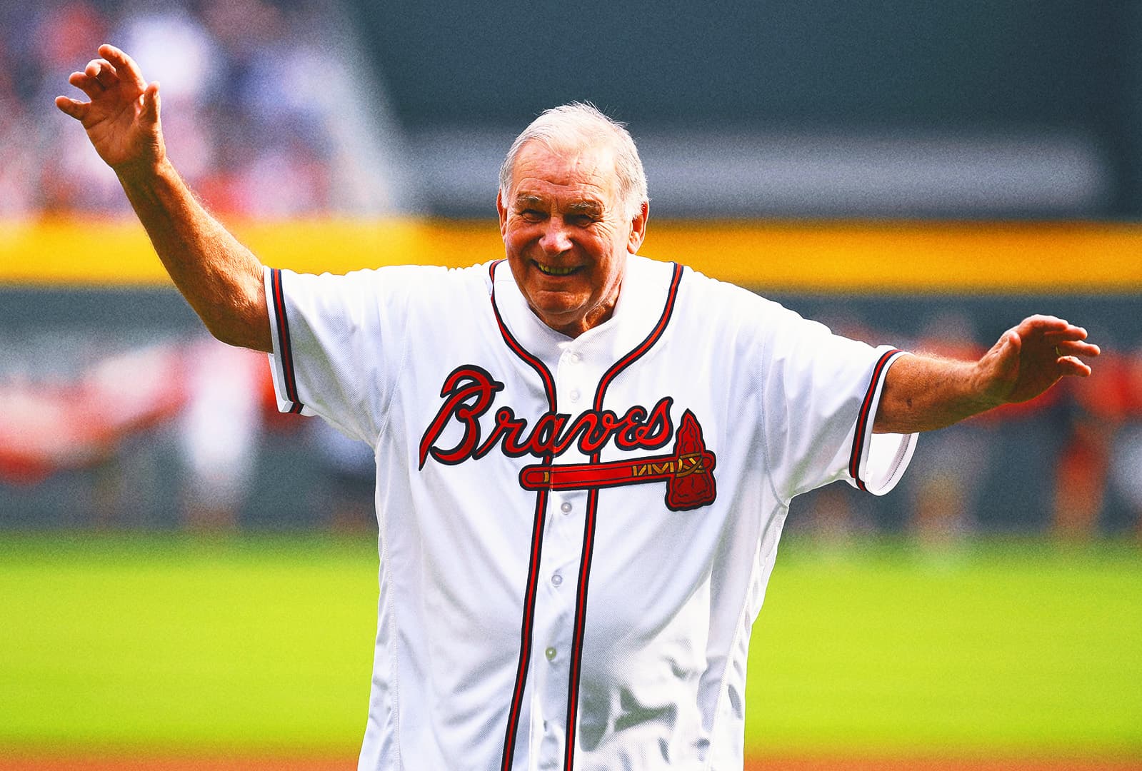Bobby Cox, legendary manager of the Atlanta Braves, during a game.
