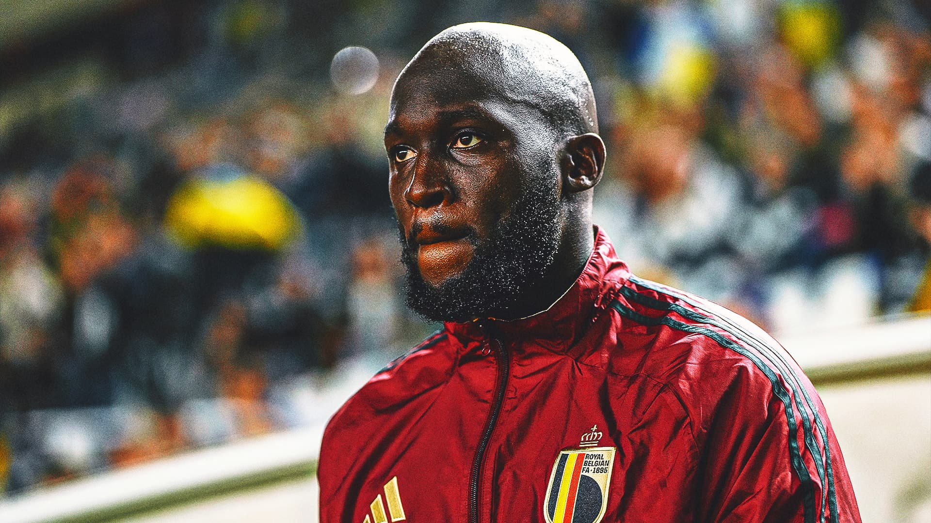 Romelu Lukaku training for the World Cup with Belgium
