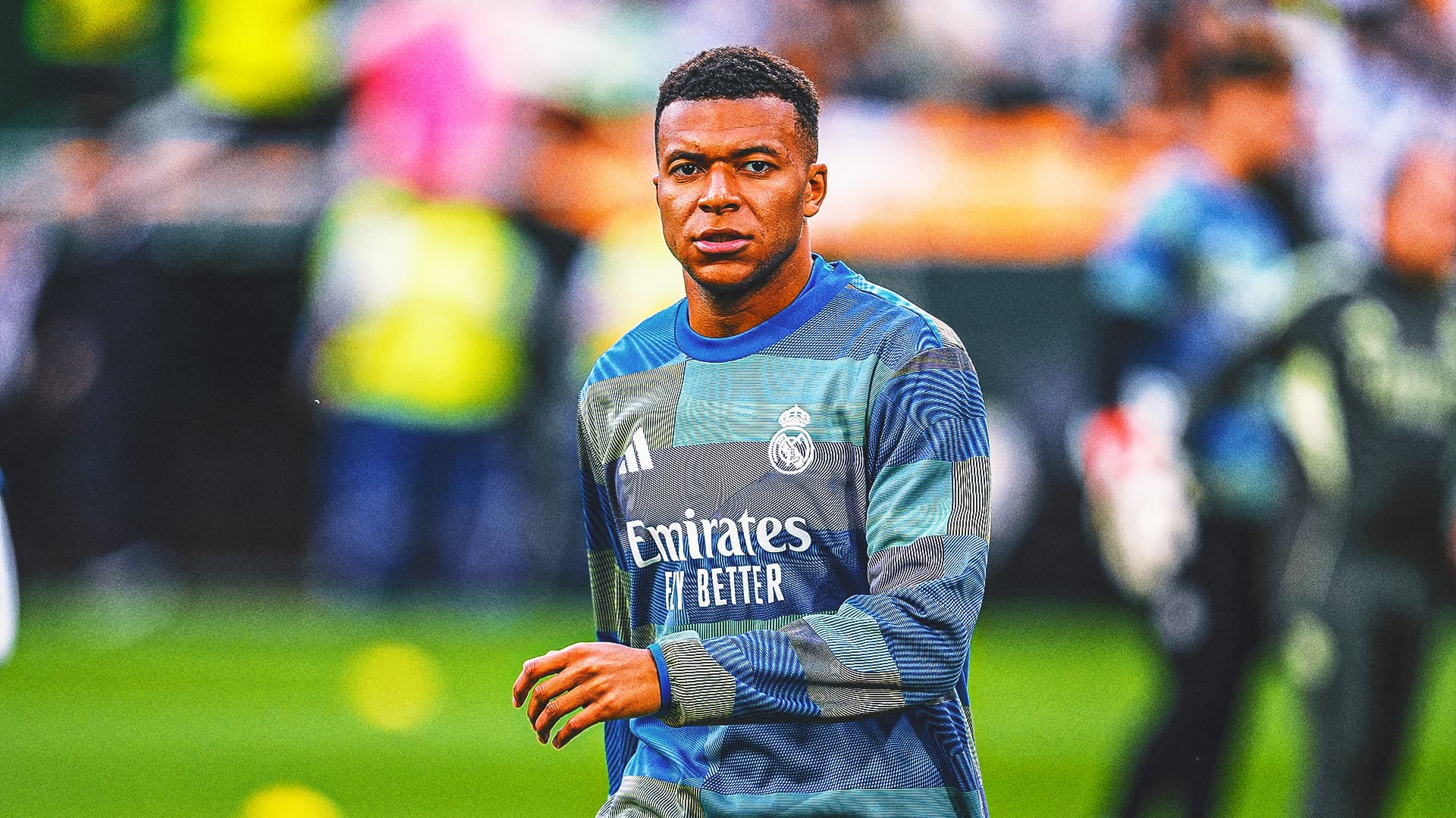 Kylian Mbappé during recovery from injury
