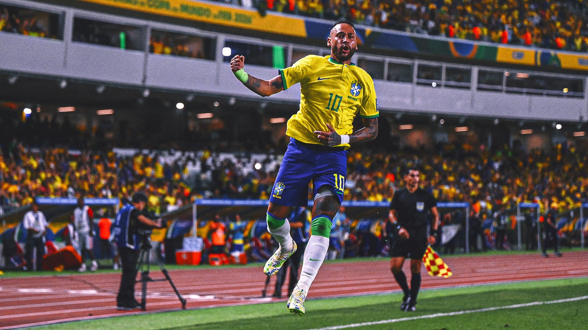 Neymar in training for Brazil's World Cup preliminary roster