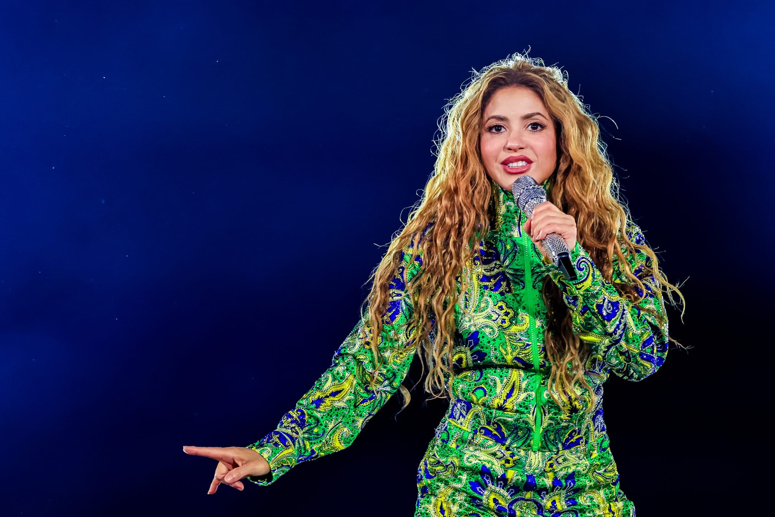 Shakira, Madonna, and BTS performing at the 2026 FIFA World Cup Final halftime show