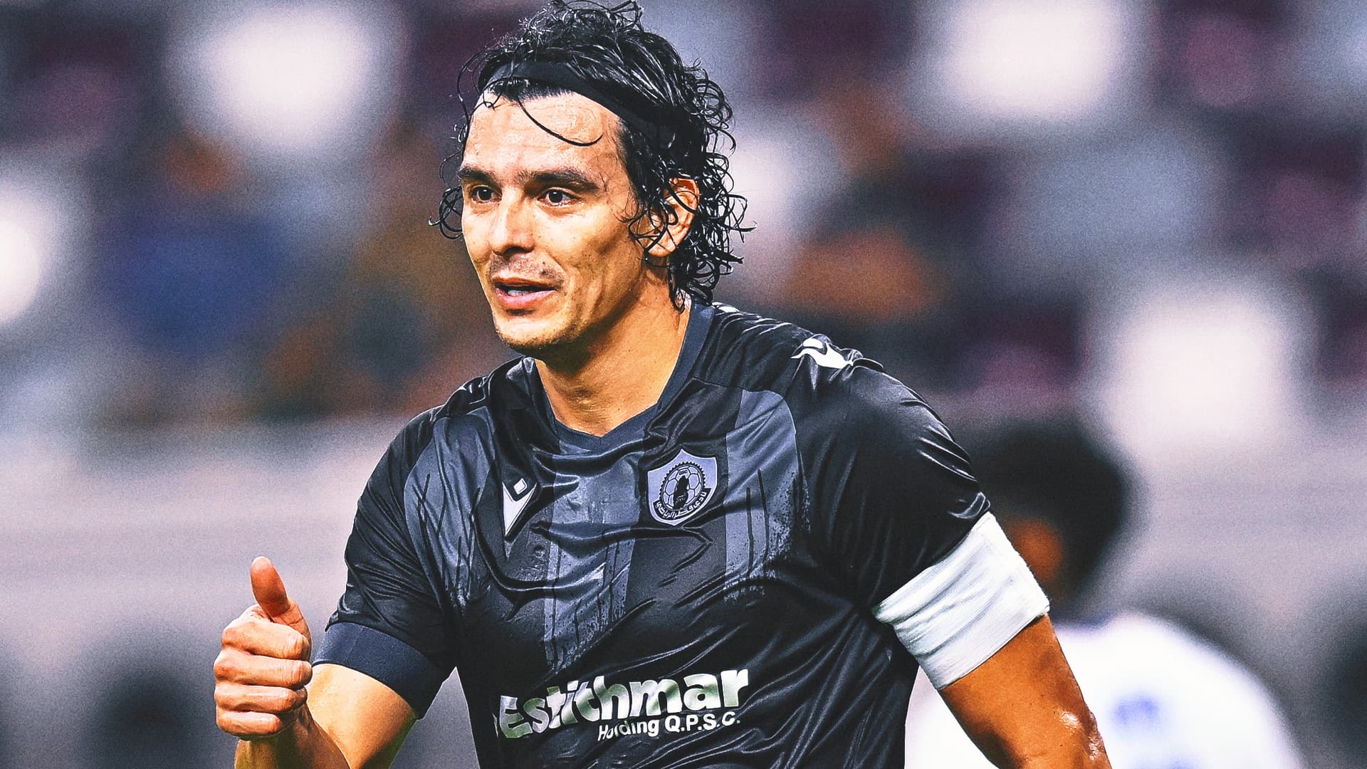 Sebastián Soria training with the Qatar national football team