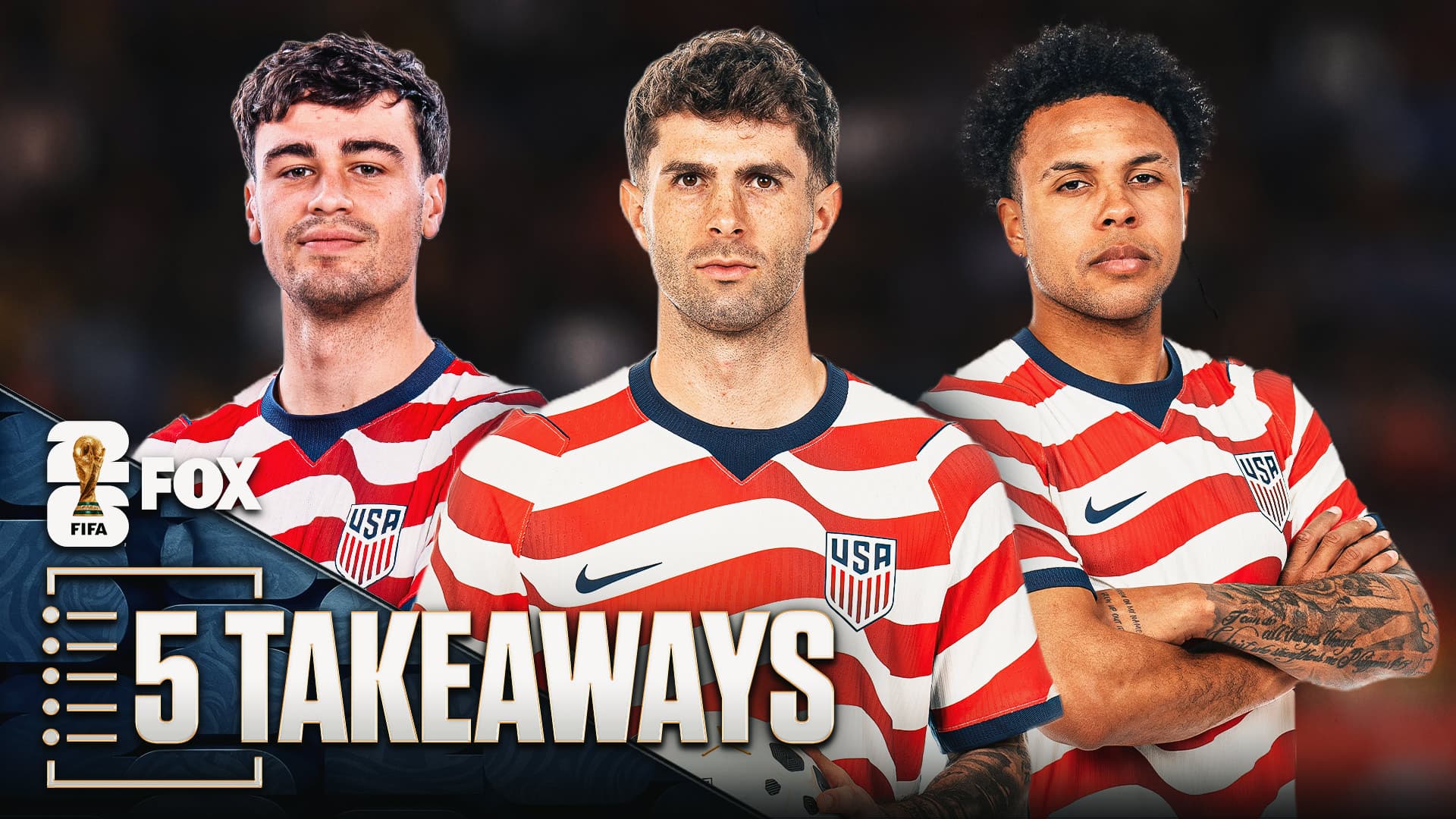 USMNT announces 26-man roster for 2026 FIFA World Cup