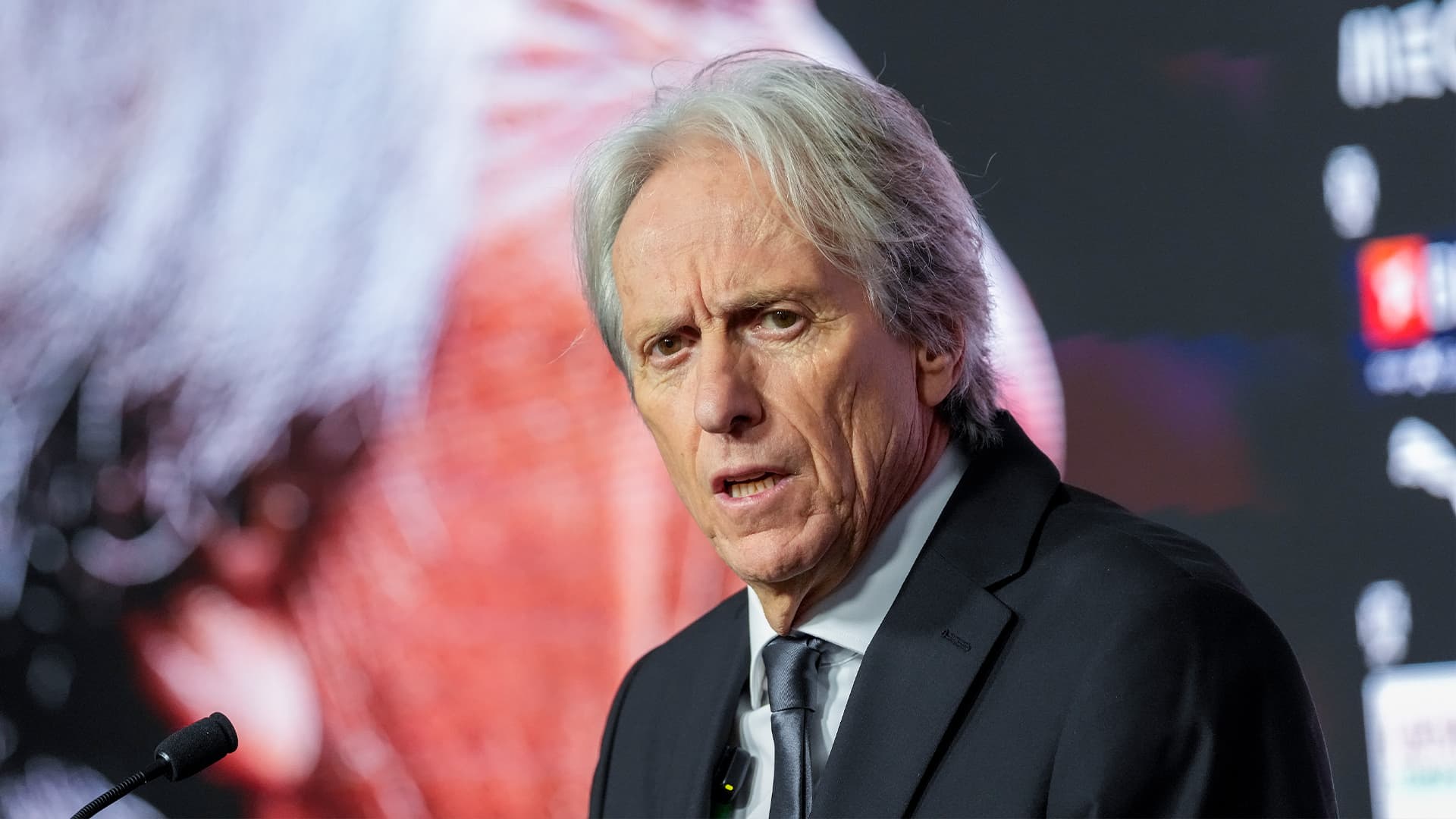 Jorge Jesus during a press conference as the new head coach of Portugal national football team.