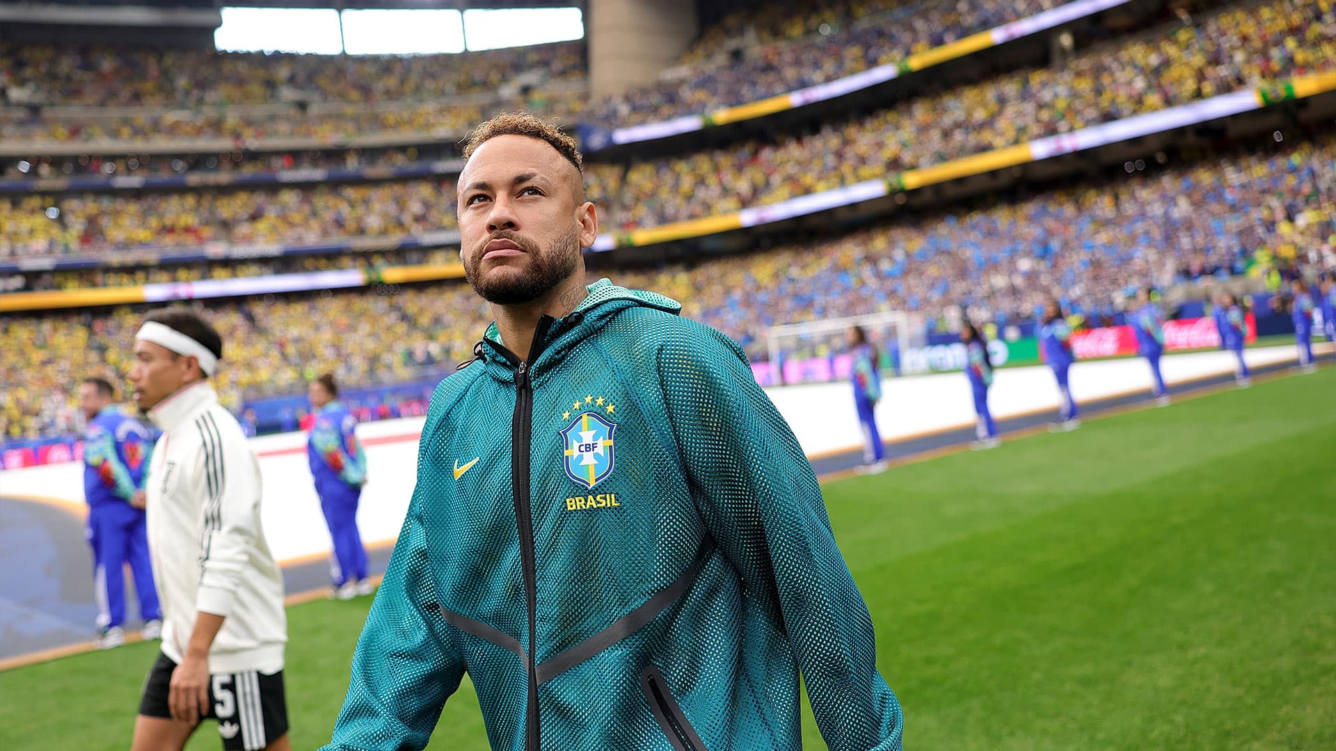 Neymar during his last match for Brazil in the World Cup against Norway.