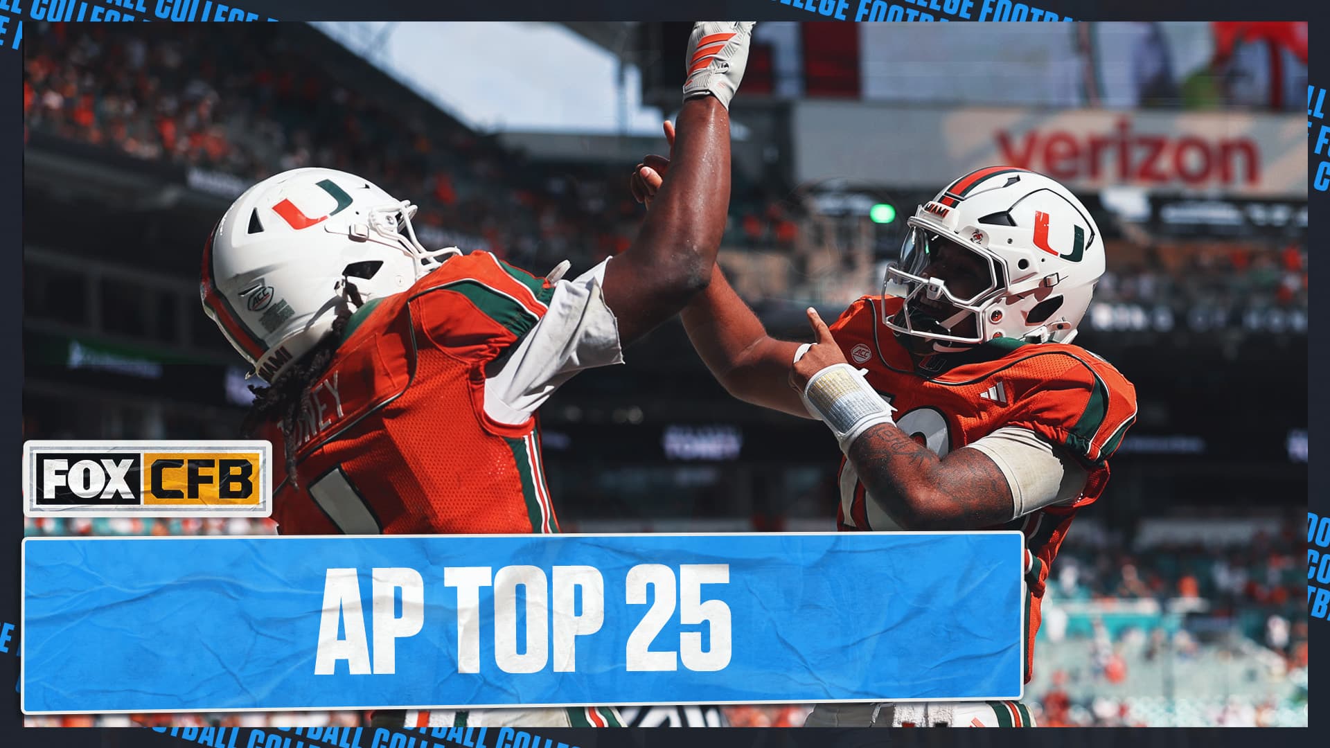 Miami Holds AP No. 1 as Ohio State Rises to No. 2 After BYU Upset at UCF