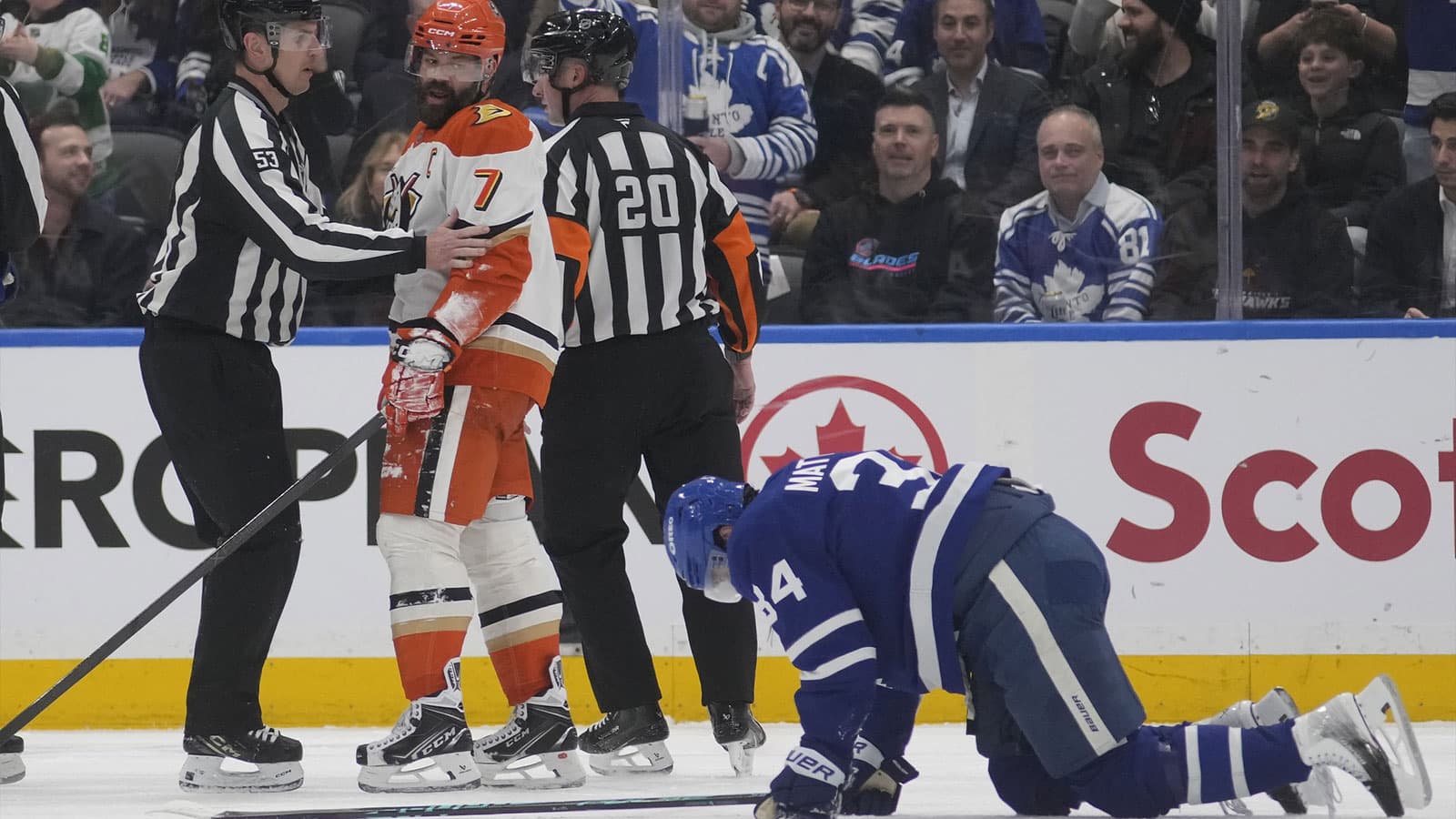 Toronto Maple Leafs Criticize NHL's Five-Game Suspension of Radko Gudas for Knee-on-Knee Hit Ending Auston Matthews' Season