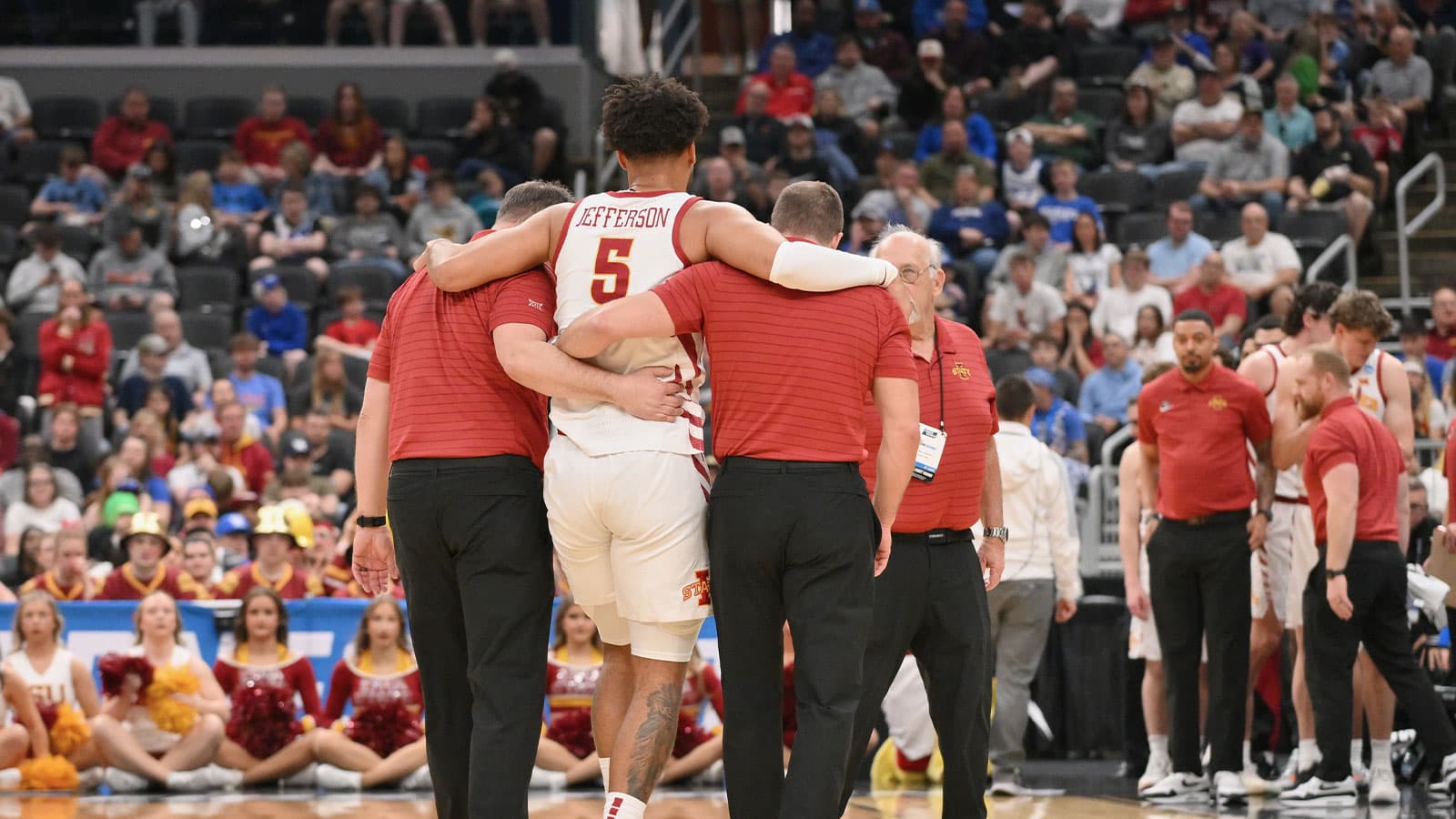 Iowa State's Joshua Jefferson Suffers Left Ankle Sprain in NCAA Tournament Win