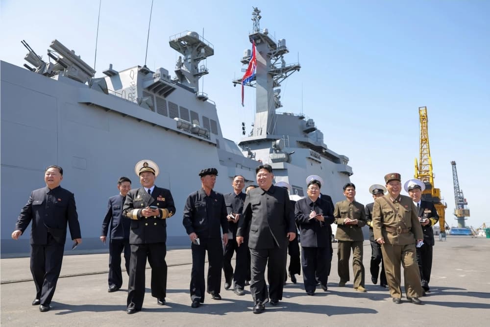 North Korea Conducts Successful Naval Missile Tests Under Kim Jong Un's Supervision