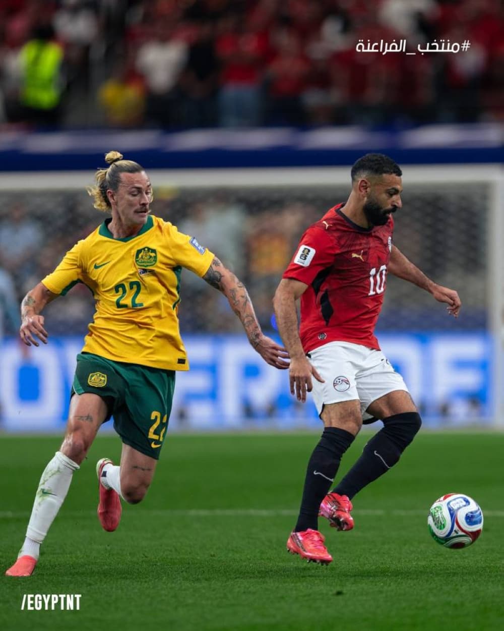 Mohamed Salah leading Egypt's national team in the FIFA World Cup