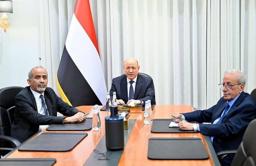 Yemeni Presidential Leadership Council meeting on airspace sovereignty