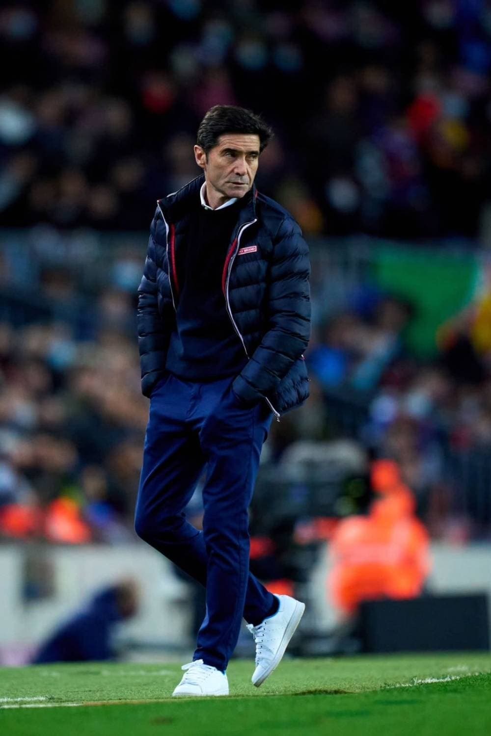 Marcelino García Toral during a coaching session