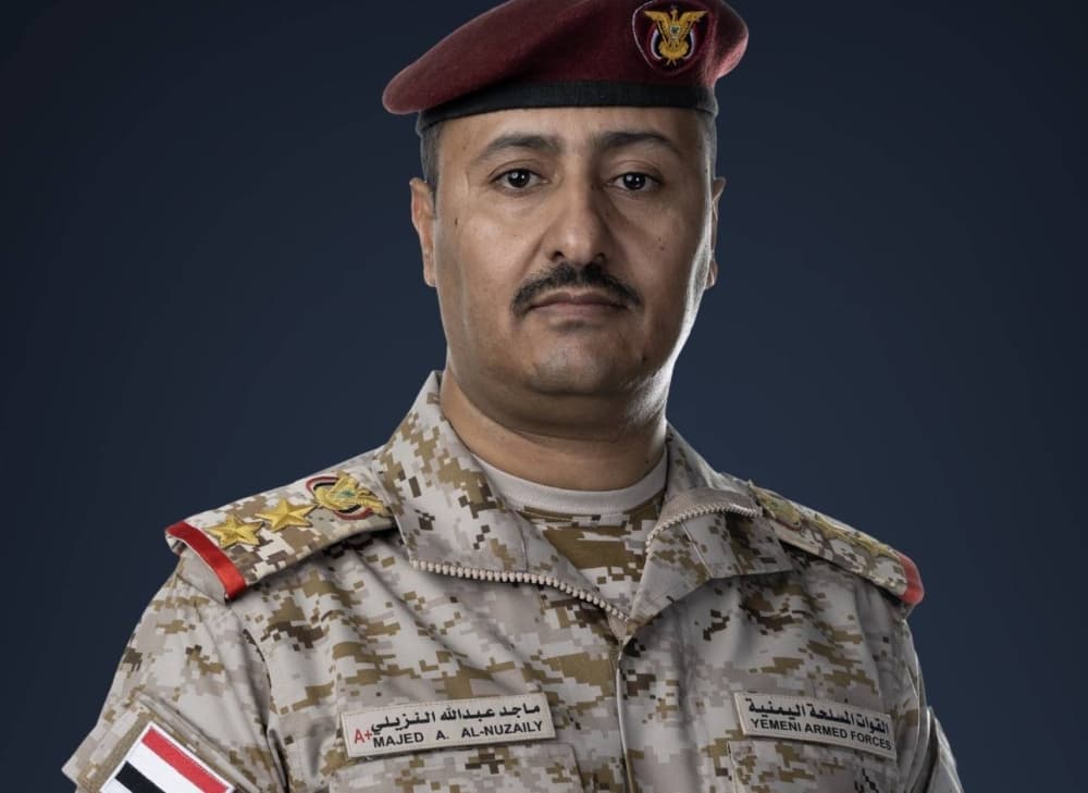 Infographic detailing the 133 military operations by Yemeni Armed Forces against Houthi militias.
