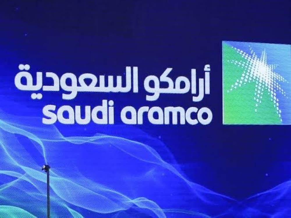 Infographic detailing Saudi Aramco's $3.7 billion agreements with French companies, highlighting key participants and technologies.