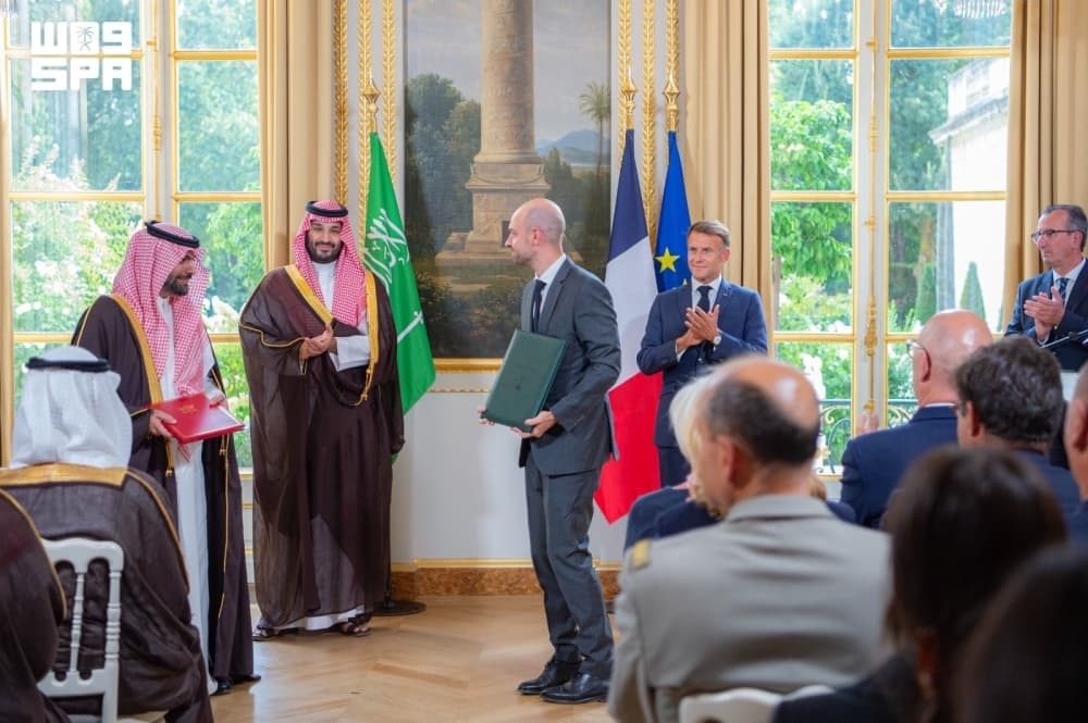 Infographic showing the impact of Saudi-French strategic deals on tourism and entertainment sectors.