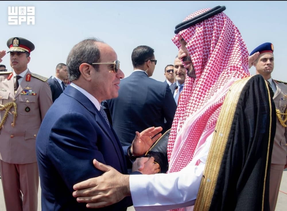 Saudi Crown Prince Mohammed bin Salman Visits Cairo for Bilateral Talks with President el-Sisi