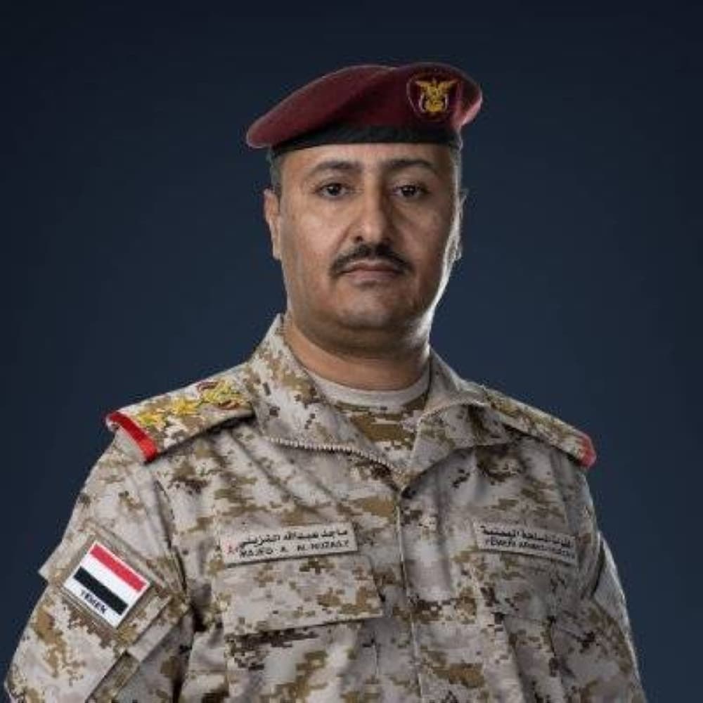 Infographic detailing Yemeni Armed Forces operations against Houthi militia, highlighting casualties and military involvement.