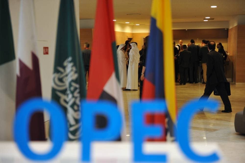 Infographic showing OPEC+ oil production targets for November 2026 with member contributions.