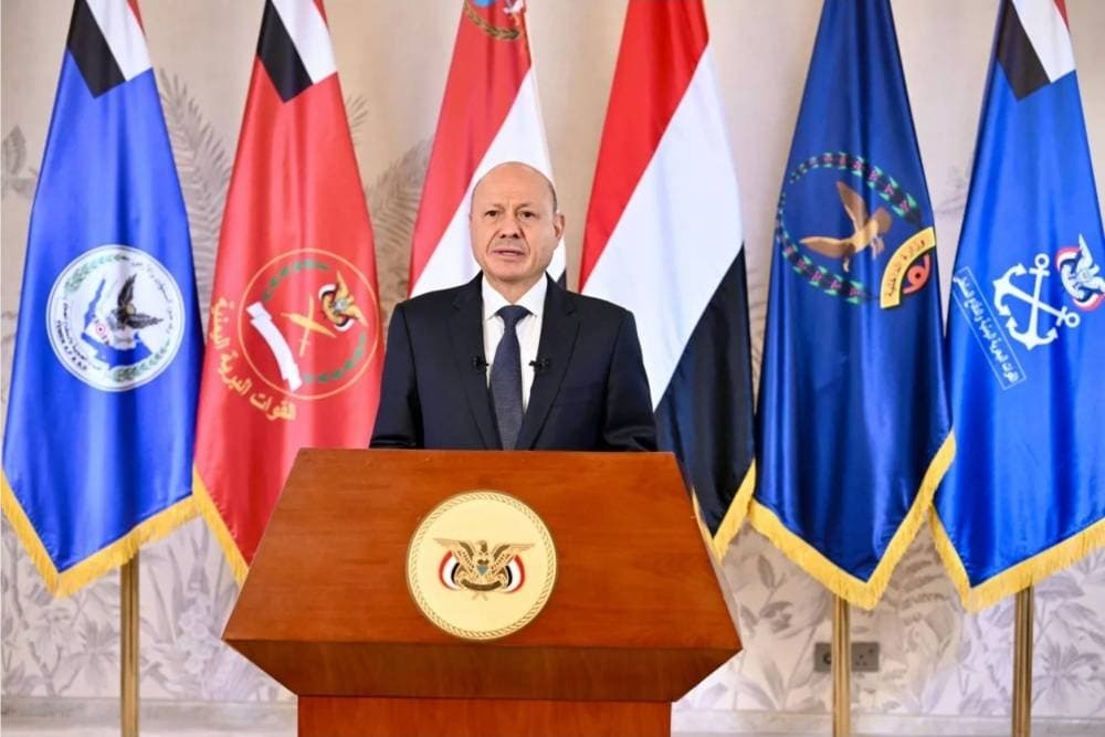 Military operations in Yemen led by Rashad al-Alimi, highlighting regional trade impacts and security concerns.
