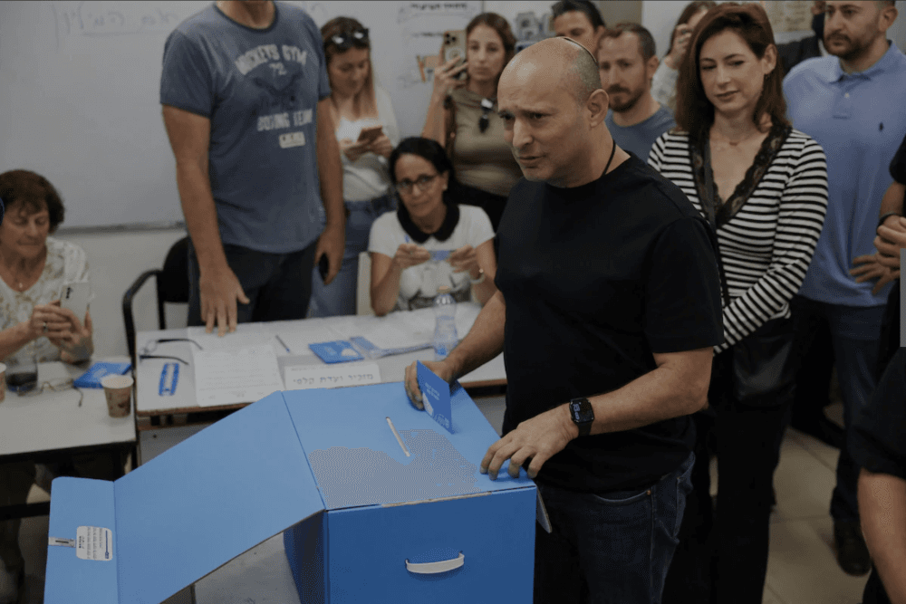 Record 77.7 Percent Turnout in Israeli Knesset Election Leaves Netanyahu and Eisenkot Blocs Short of Majority