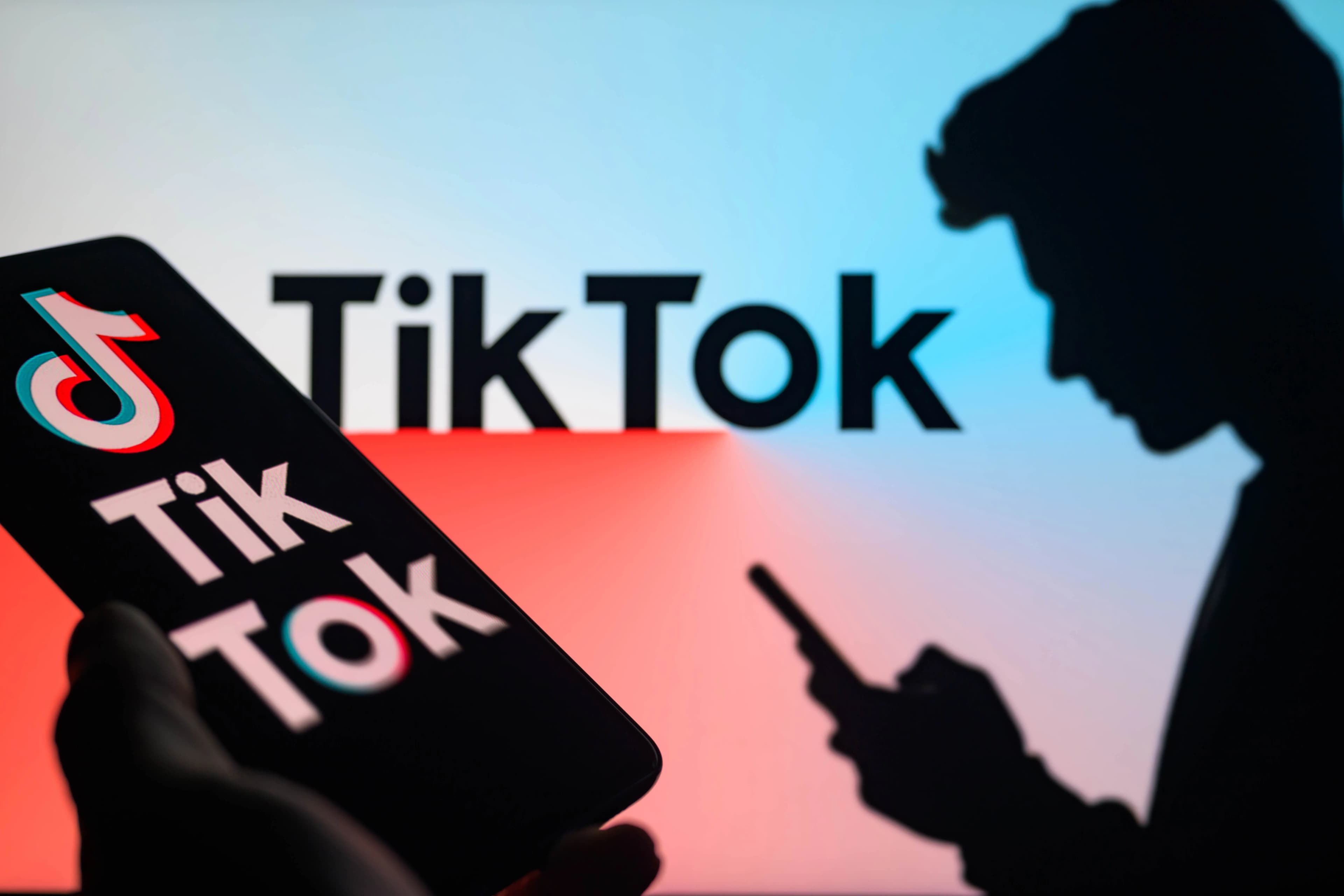 Infographic showing TikTok's child safety concerns and corporate accountability issues.