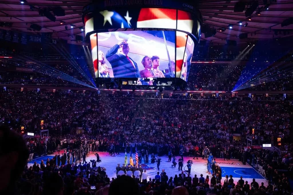 Donald Trump Booed at NBA Finals in New York City