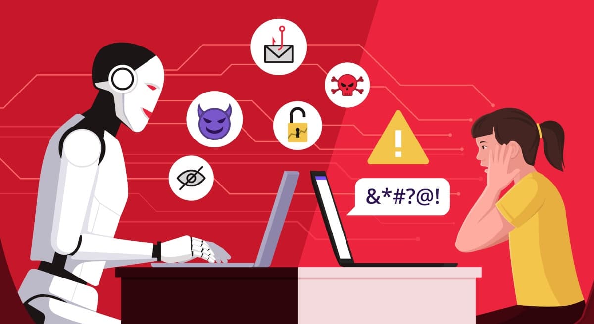 Infographic showing AI productivity gains and employee anxiety levels in workplaces.
