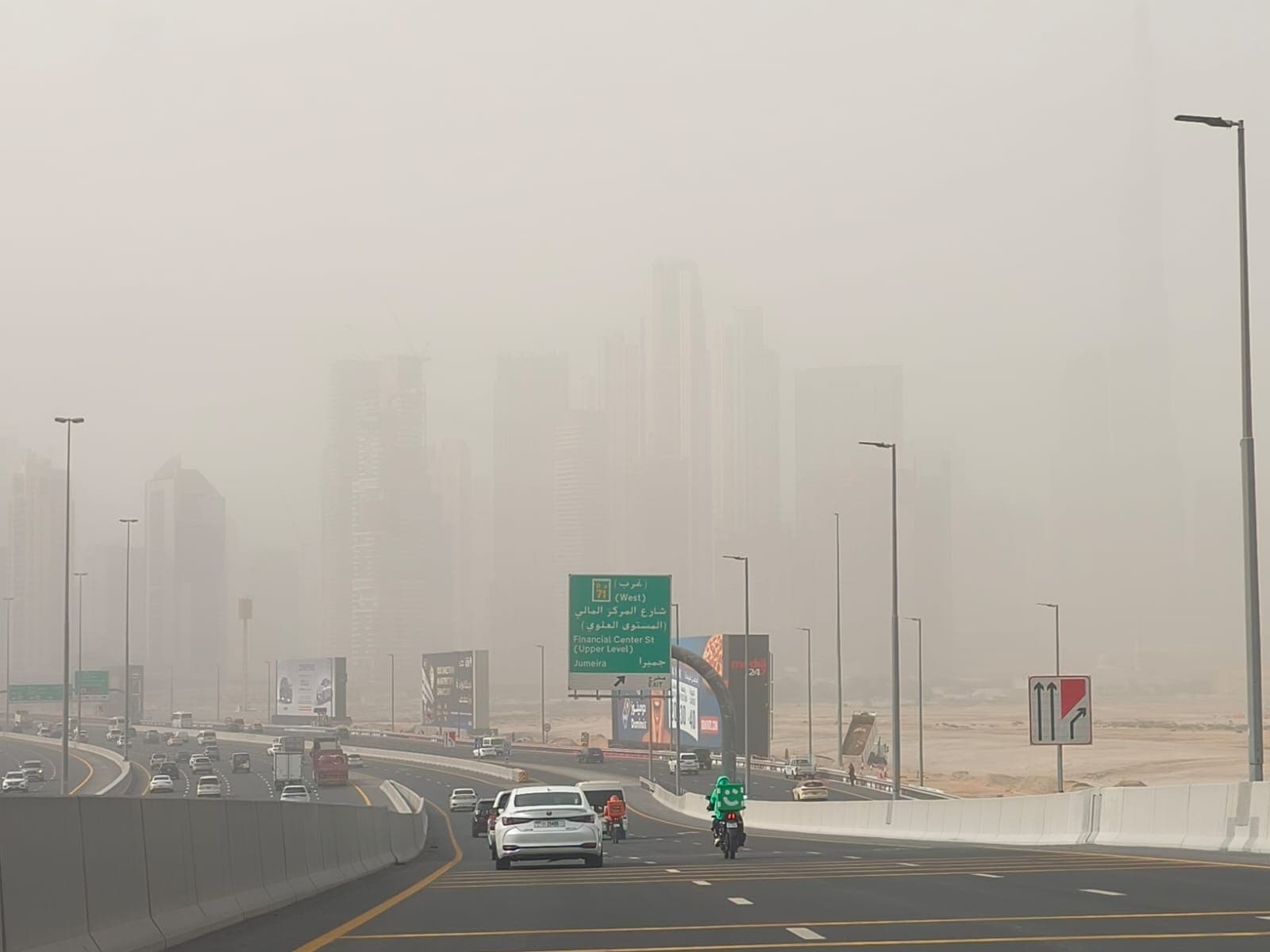 UAE Faces Return of Dusty Winds and High Temperatures