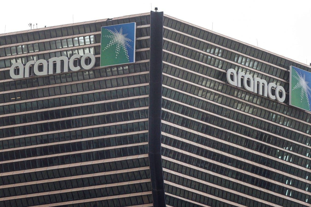 Aramco and Petronas logos with a backdrop of the PRefChem project