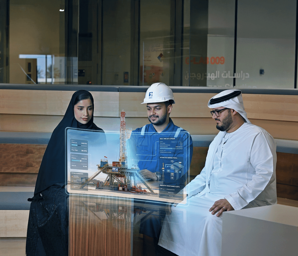 Graph showing profit growth of Arabian and ADNOC Drilling in Q1 2026