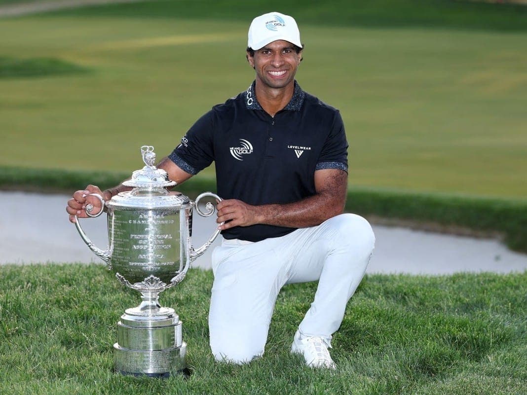 Aaron Rai wins US PGA Championship, ending 107-year drought for English golfers