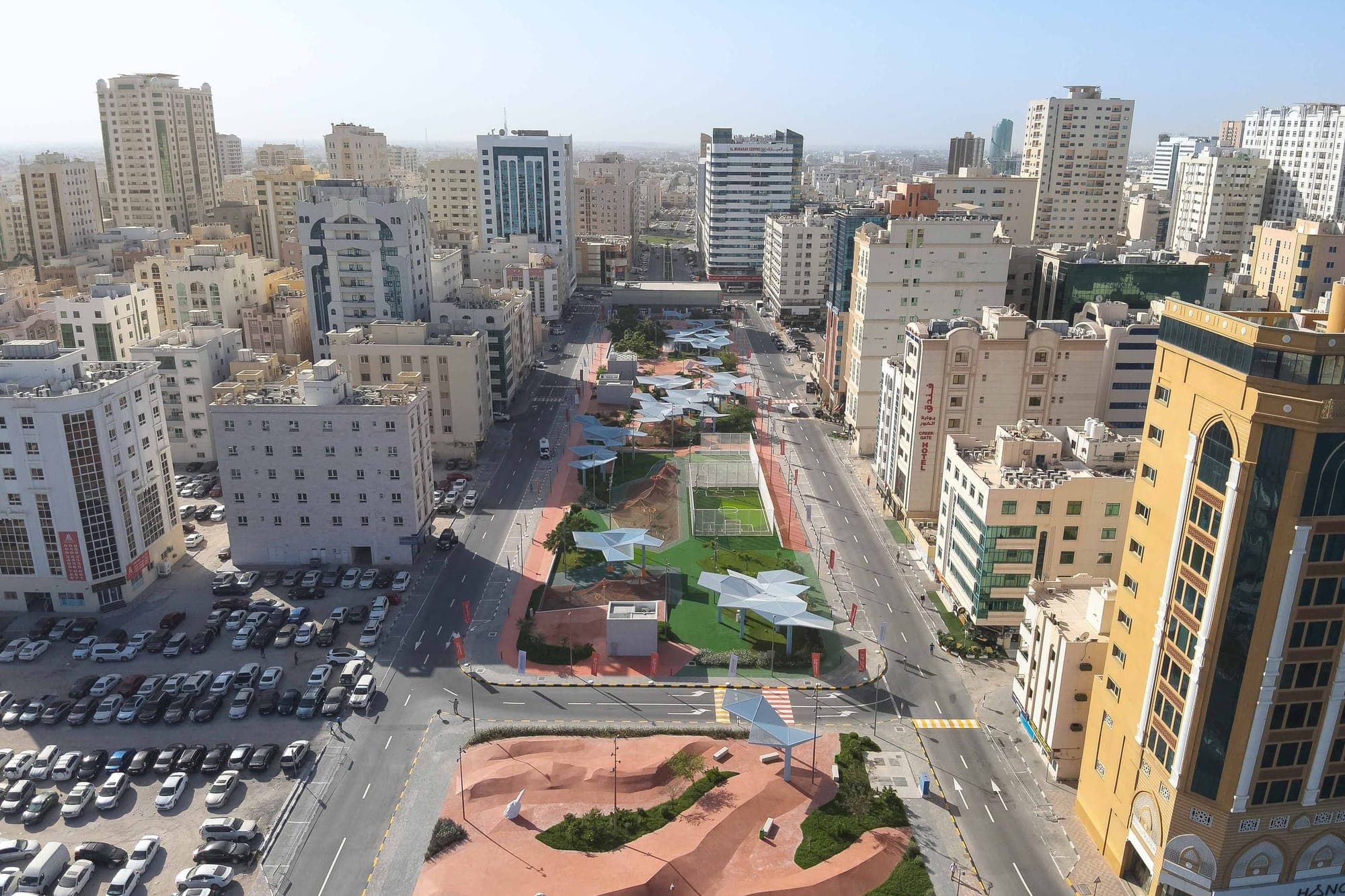 Sheikh Dr. Sultan bin Mohammed Al Qasimi inaugurating Al Majarrah Park