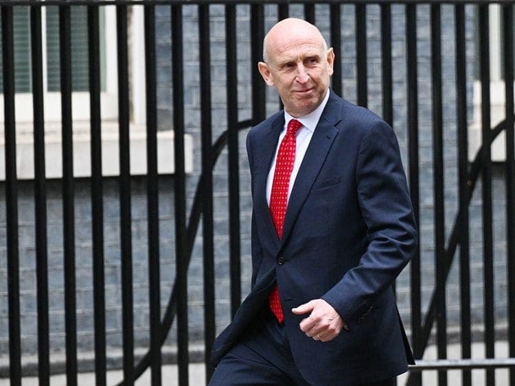 RAF jet carrying UK Defence Secretary John Healey near Russian border