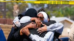 Scene of the Islamic Center in San Diego after the shooting incident.