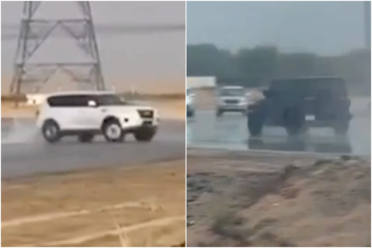 Dubai Police Impound Vehicles for Reckless Driving During April Rainfall