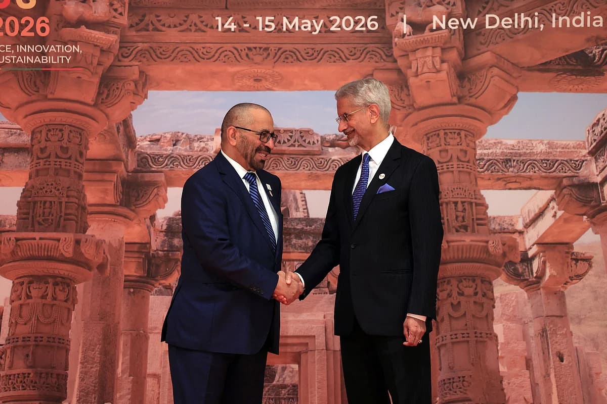 UAE Minister Khalifa bin Shaheen Al Marar at BRICS meeting