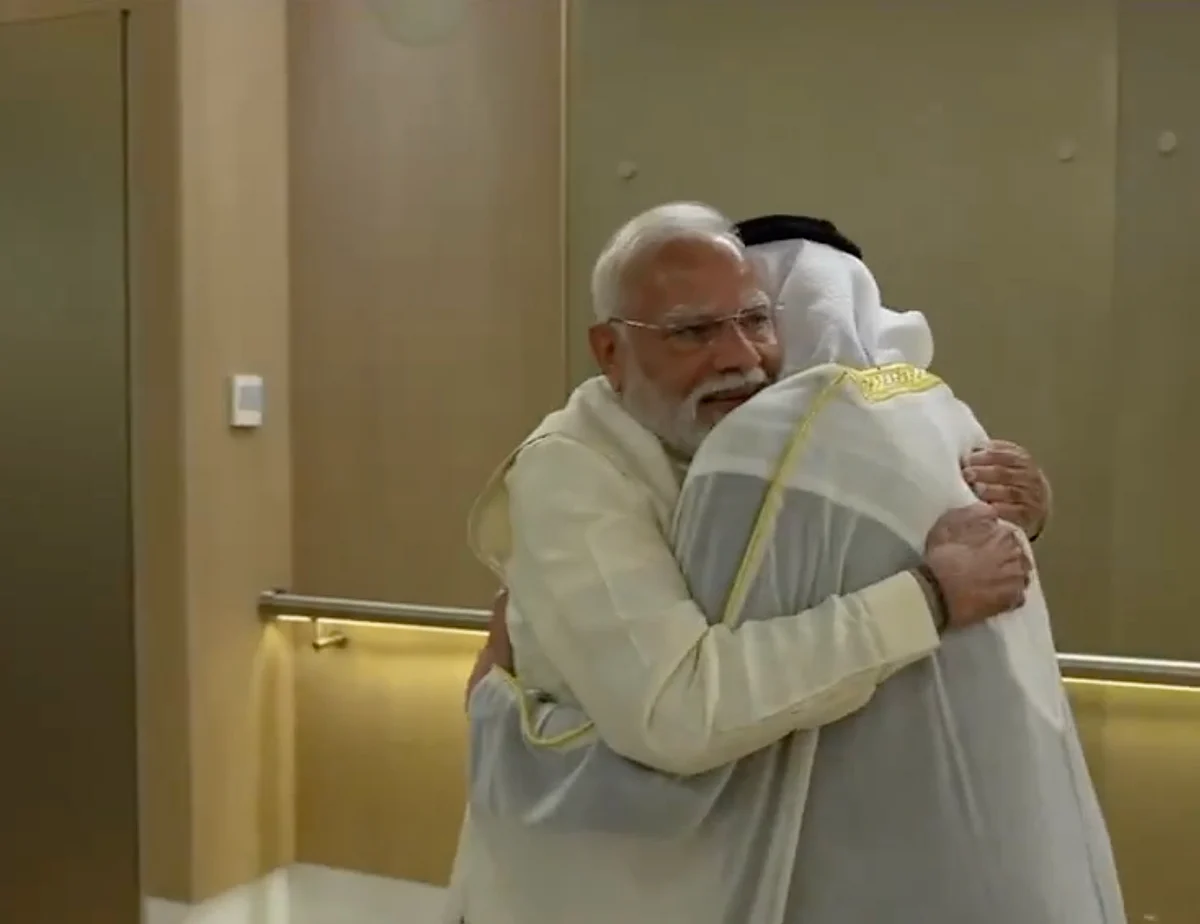 Indian Prime Minister Modi welcomed in UAE during official visit