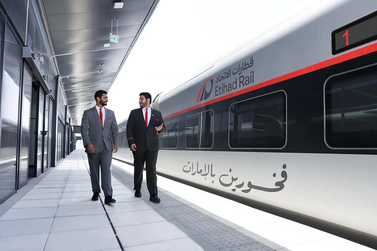 Etihad Rail passenger train crew uniforms unveiled for 2026 launch