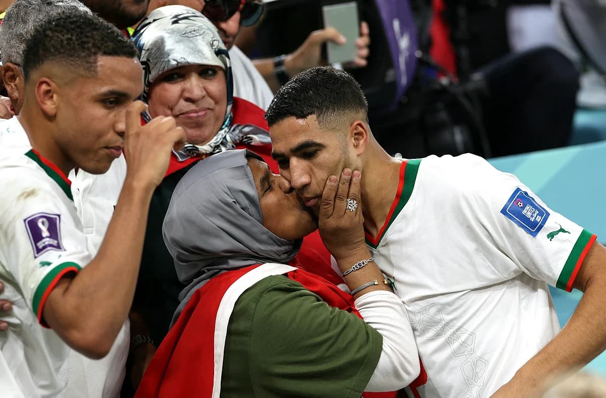 African teams celebrating their qualification for the FIFA World Cup