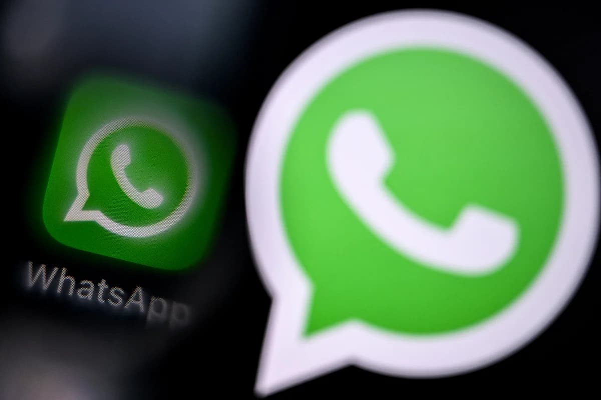 WhatsApp logo with a privacy theme