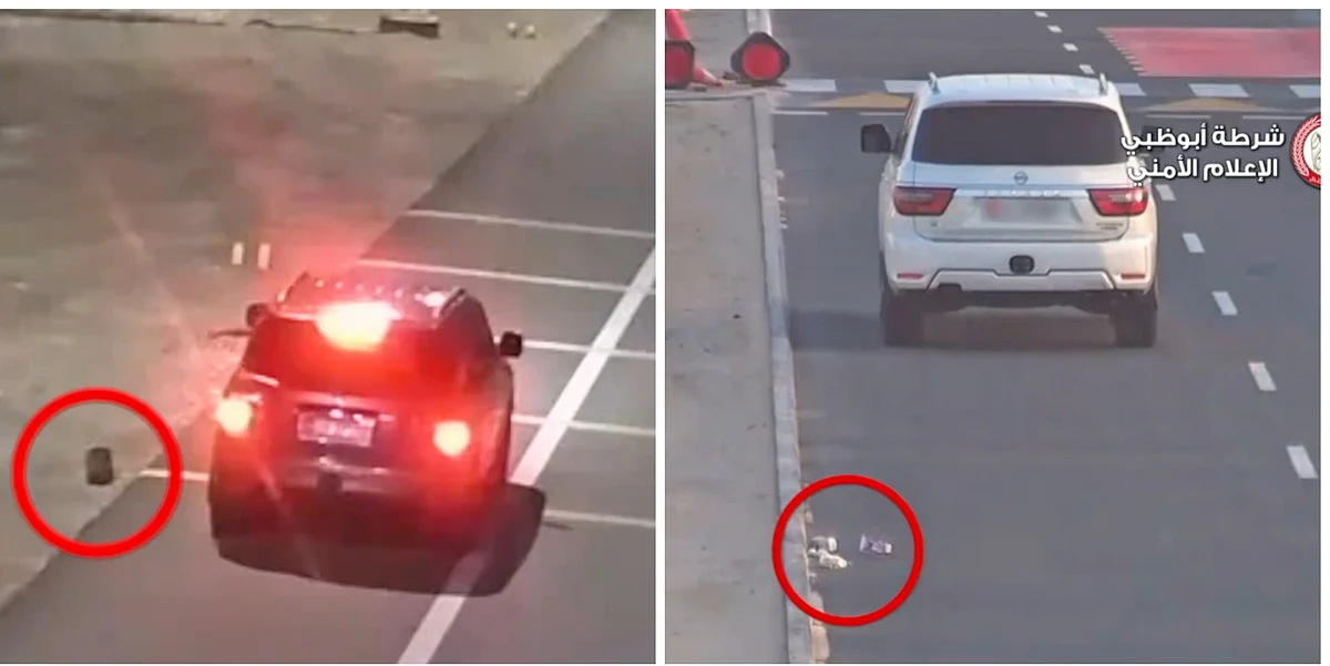 Abu Dhabi Police monitoring littering from vehicles