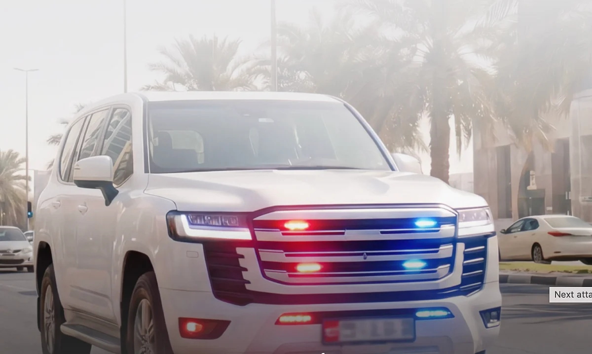 Courtroom scene depicting legal proceedings on vehicle modifications in Abu Dhabi.