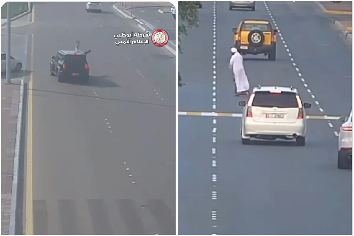 E-scooter safety warning issued by Abu Dhabi Police after crash incident.