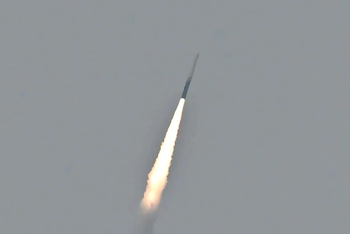 Vikram-1 rocket launch by Skyroot Aerospace in India