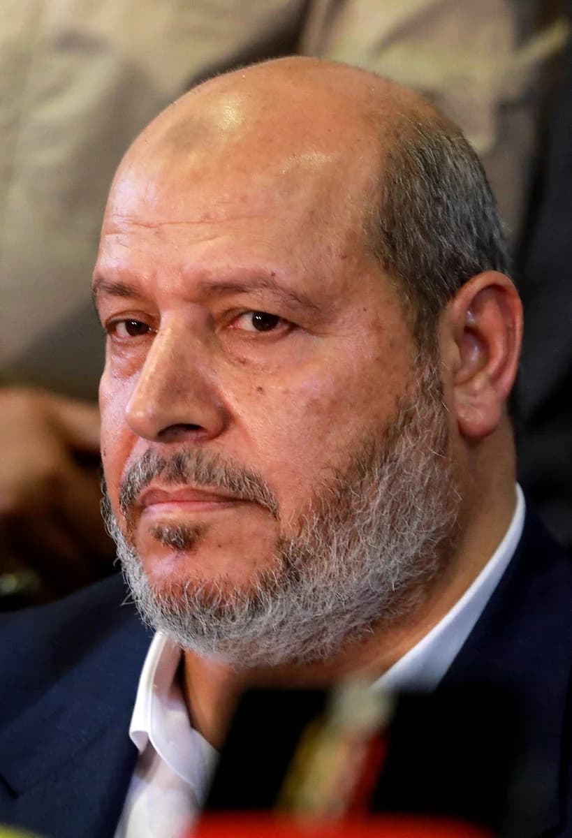 Khalil Al Hayya, newly elected chief of Hamas, addressing supporters.