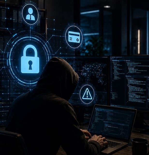 Abu Dhabi Police warning about online scams during salary payment periods.
