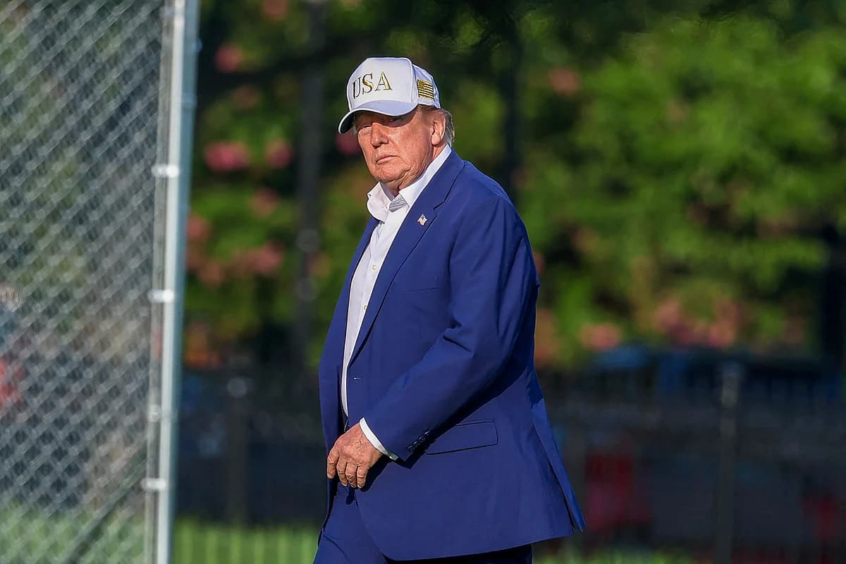 President Trump discussing economic strategy towards Iran.