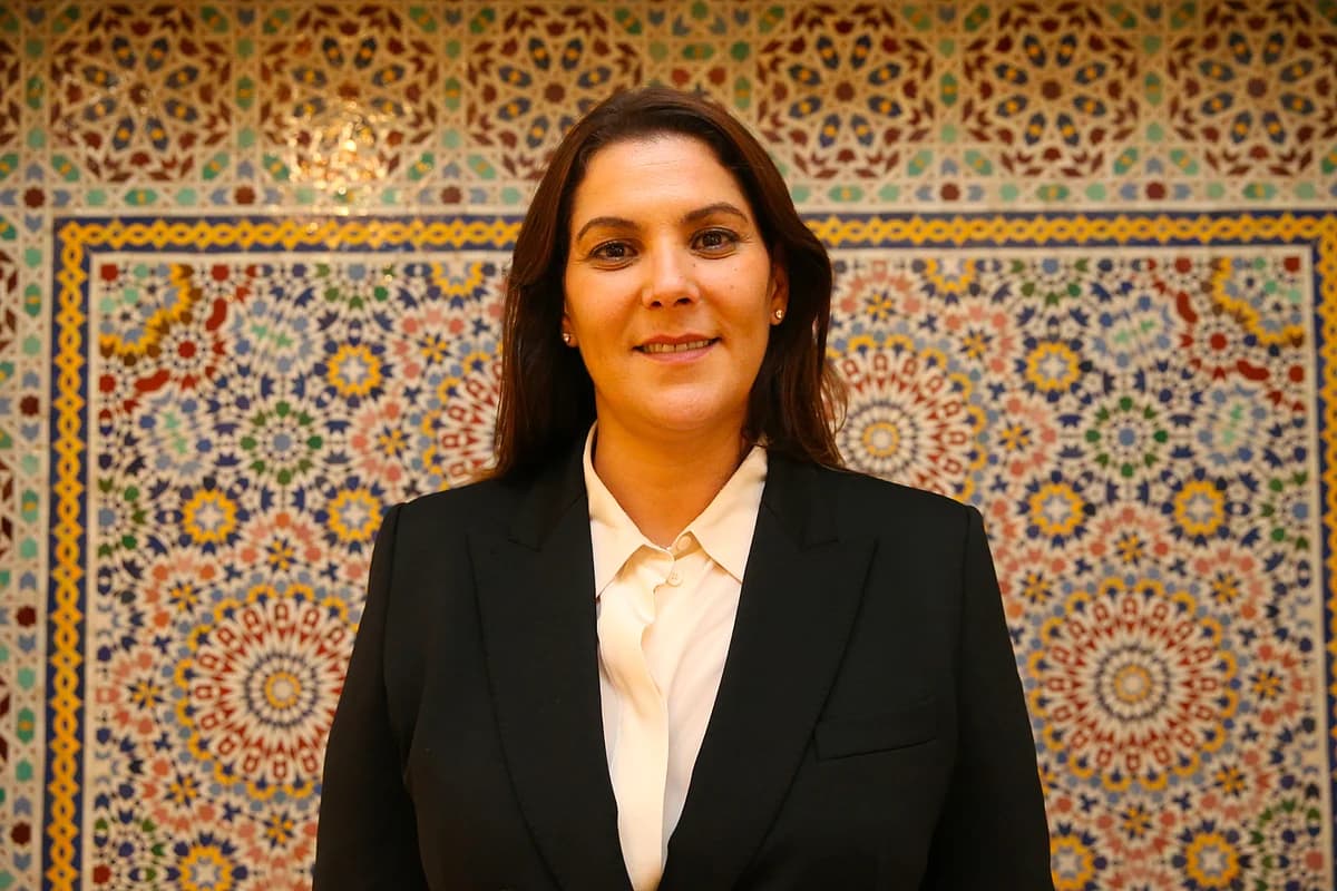 Fatima Ezzahra El Mansouri, Morocco's first female prime minister, symbolizing gender equality in leadership.